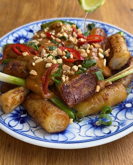 Fried Rolled Noodles Recipe