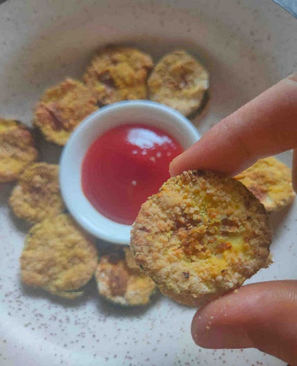 Air Fryer Cucumber Fritters (No Breading Quick Snack Recipe)
