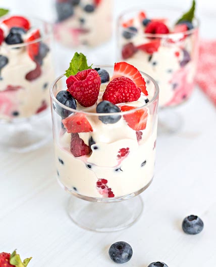 Mixed Berry Romanoff