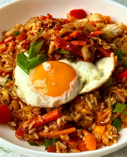 15 Minute Kimchi Fried Rice 