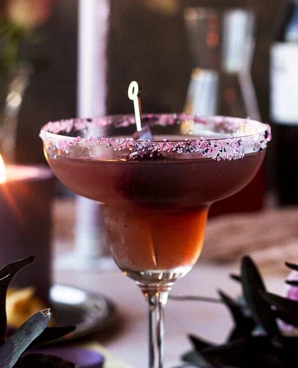Witches Brew Plum Halloween Margarita