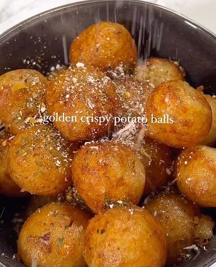 Golden Crispy Potato Balls