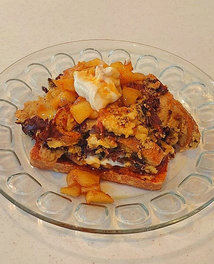 HIGH PROTEIN APPLE PIE FRENCH TOAST🍞