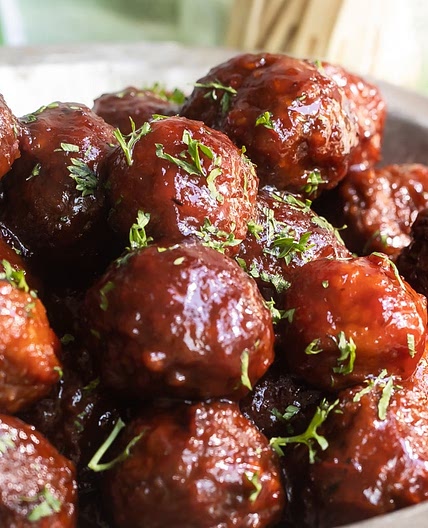 Grape Jelly Meatballs
