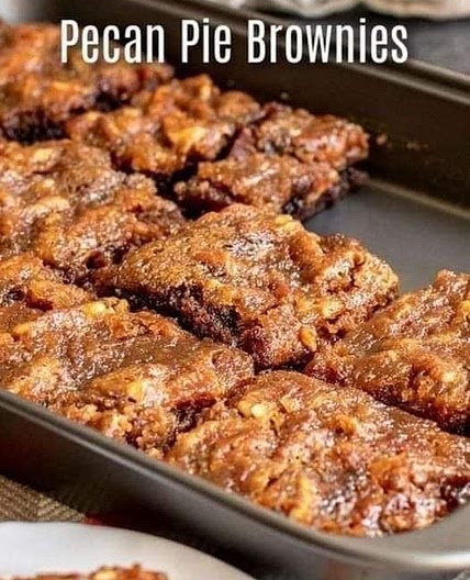 Pecan pie brownies 