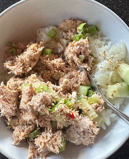 Spicy Tuna Salad With Crispy Rice