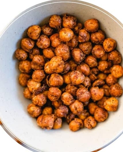 Crispy roasted chickpeas