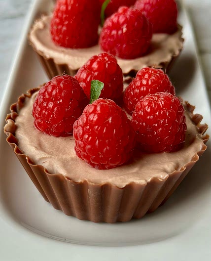 4 Ingredient Chocolate Pots 
