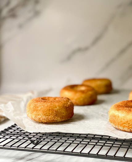 80 Calorie Cinnamon Sugar Donuts