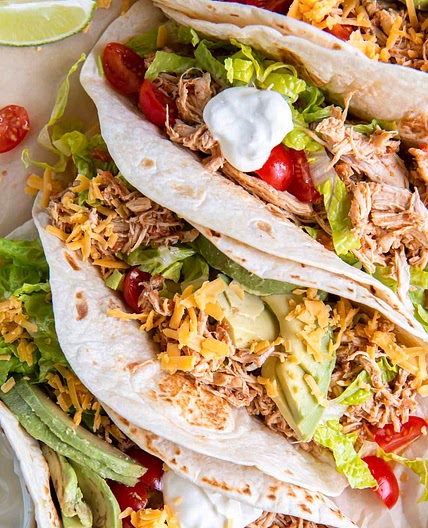 Instant Pot Chicken Tacos