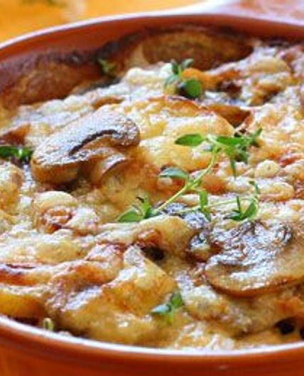 Gratin de champignons
