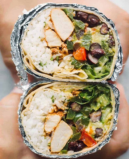 Copycat Chipotle Chicken Burritos Recipe