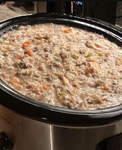 Crockpot Chicken Wild Rice Soup