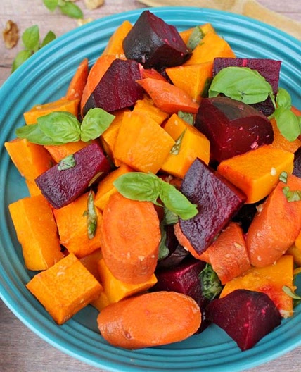 Orange Ginger Roasted Vegetables