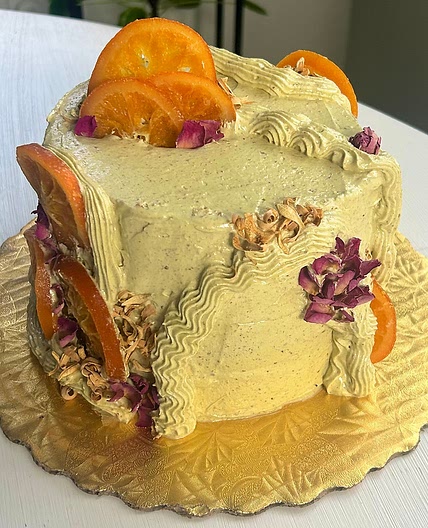 Orange Blossom Pistachio Cake