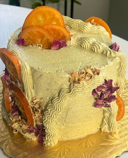 Orange Blossom Pistachio Cake