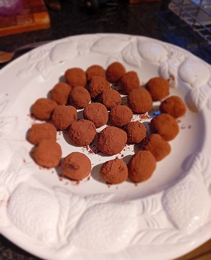 Salted Caramel Miso Truffles