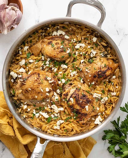 Lemon Chicken Orzo