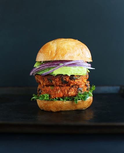 Sweet Potato & Black Bean Burger
