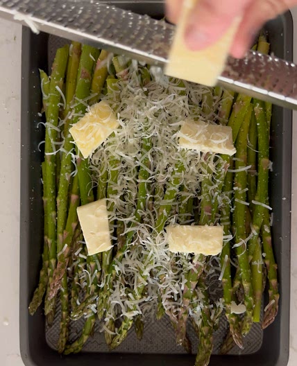 Oven roasted asparagus 