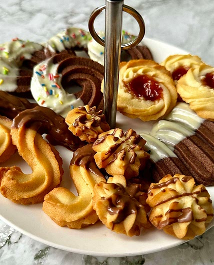 German Festive Cookies - Spritzgebäck