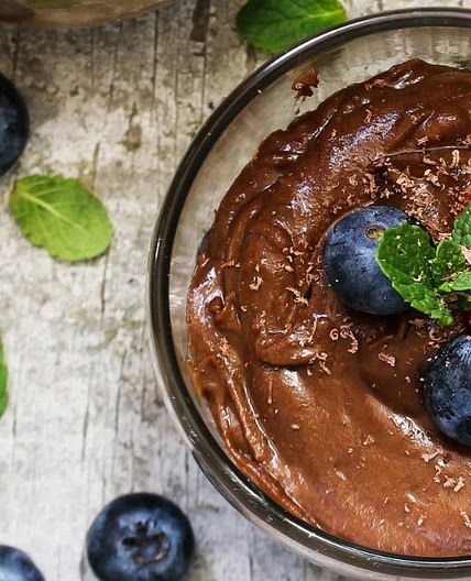KETO. Muss de chocolate y palta.