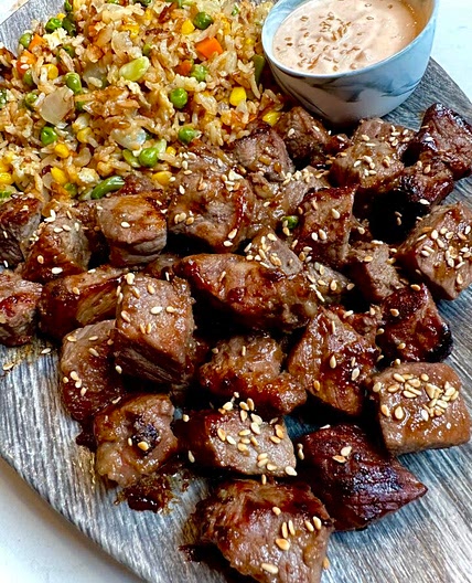 Instant Pot Hibachi Steak and Rice