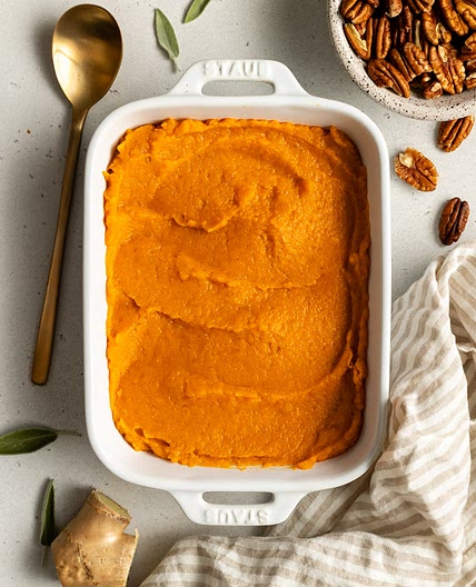 Whipped Sweet Potatoes with Coconut Milk