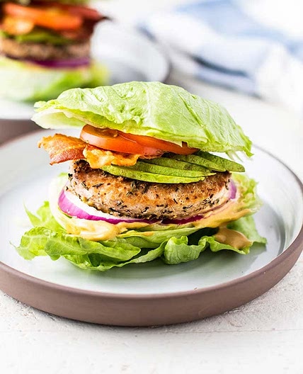 Turkey Burgers with Avocado
