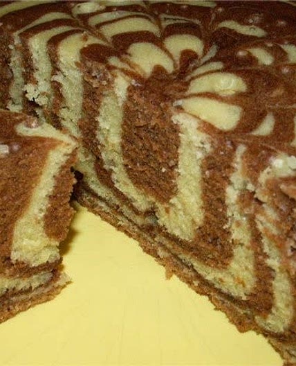 Пирог "Зебра"