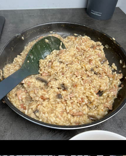 Bacon & Mushroom Risotto
