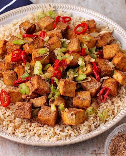 Crispy Salt and Pepper Tofu