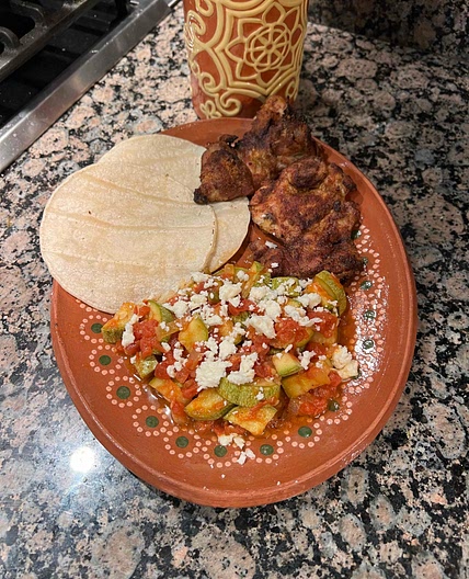 CALABACITAS A LA MEXICANA 