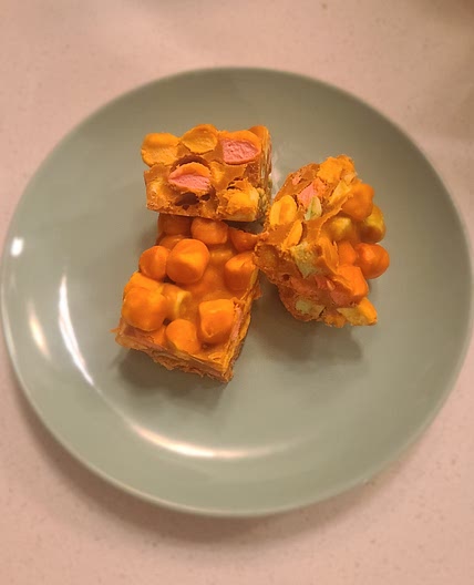 Marshmallow Confetti Squares