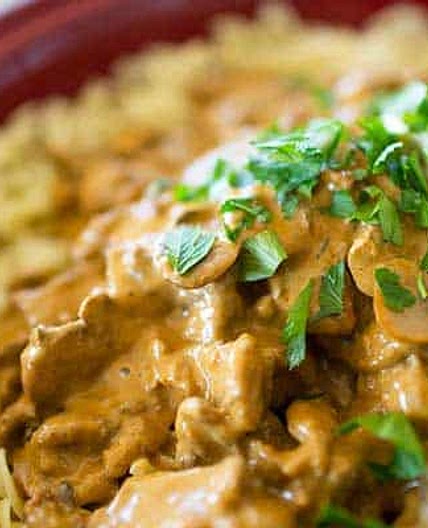 Beef Stroganoff