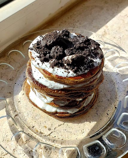 🥞60G PROTEIN & LOW CAL OREO PANCAKES🥞