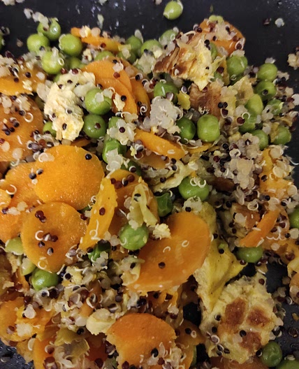 Quinoa con carote e piselli TOP