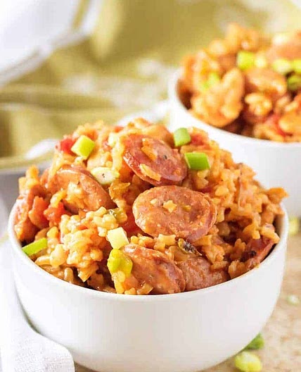 Instant Pot Sausage and Chicken Jambalaya