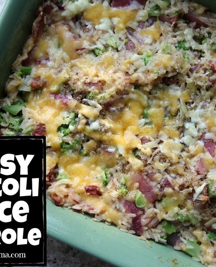 Cheesy Broccoli & Rice Casserole Recipe | Mix and Match Mama