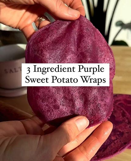 PURPLE SWEET POTATO WRAPS
