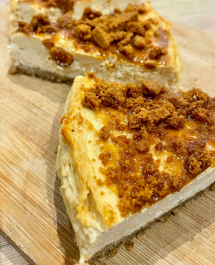 Biscoff Protein Cheesecake