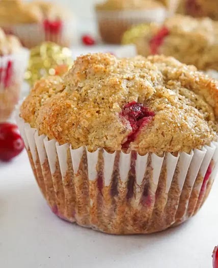 Cranberry Ricotta Muffins