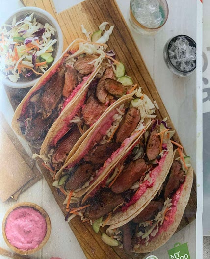 Moroccan lamb wraps