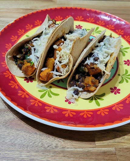 Sweet Potato + Black Bean Tacos