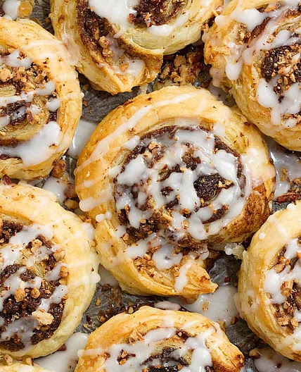 Puff Pastry Cinnamon Rolls