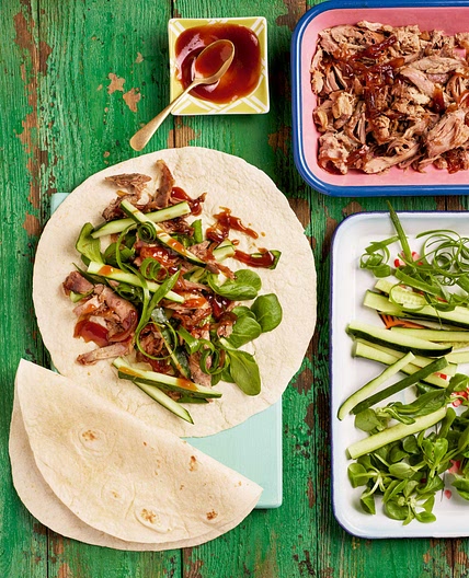 Slow Cooker Duck Wraps
