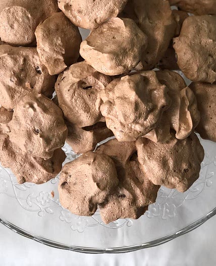 Cocoa Meringue Cookies