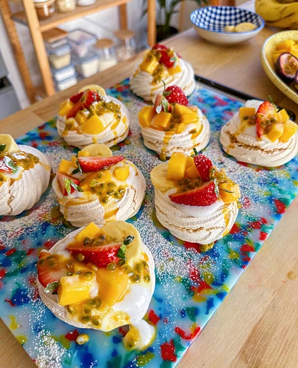 Vegan Pavlova Nests