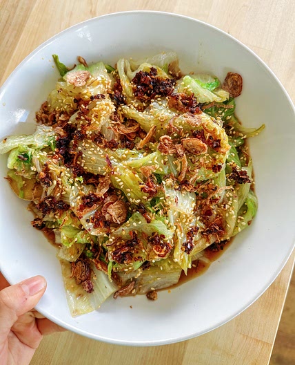 Chinese Stir-Fried Lettuce