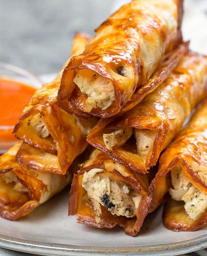 Keto Buffalo Chicken Taquitos (3 Ingredients)